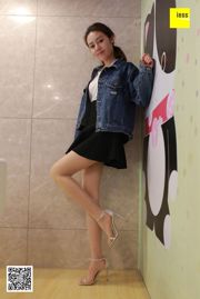 Jingjing "Блестящие сандалии с открытым носком на одной пуговице" [выдача в IESS] Sixiangjia 220