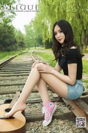 Beinmodell Xiao Ge "Kunstmädchen mit seidigen Füßen" [LIGUI] Schöne Beine und seidige Füße